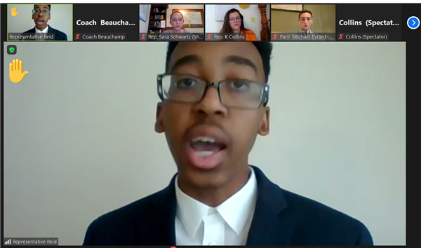 Alijah Speaking in Incubate Semis